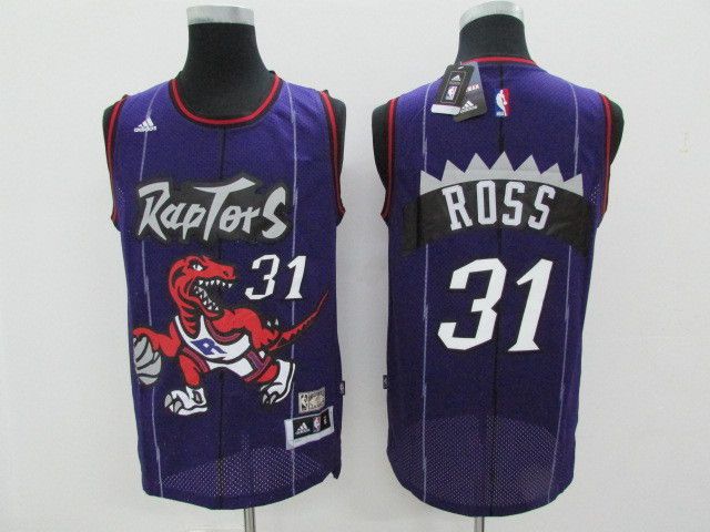 Men Toronto Raptors #31 Ross Purple Throwback NBA Jerseys